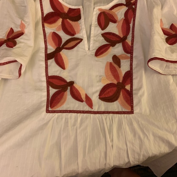 Madewell Embroidered Fable Top - Picture 2 of 4